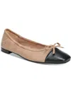 Sam Edelman Marley Womens Leather Bow Ballet Flats In Multi