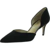 Sam Edelman Victoria Pointed Toe Pump Black Leather In Multi