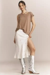 Sam Edelman James Pointed Toe Western Boot In Silver