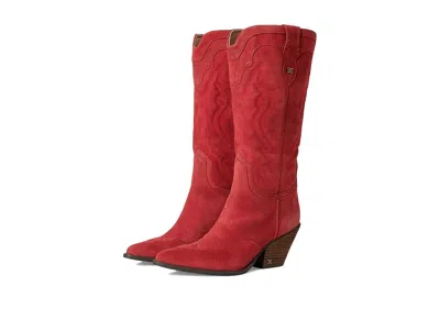 Sam Edelman James Women's Zip Boots Red Scarlet: 6 M
