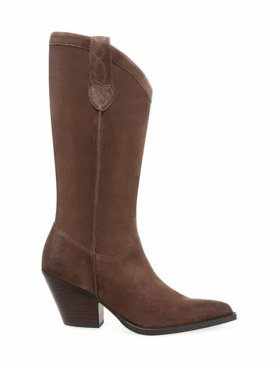 Sam Edelman Jamie Suede Calf Boots In Olive Taupe In Brown