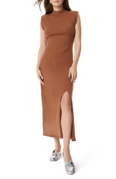 Sam Edelman Jane Mock Neck Maxi Sweater Dress In Rawhide