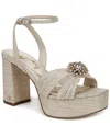 Sam Edelman Janelle Ankle Strap Platform Sandal In Multi