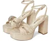 Sam Edelman Janelle Ankle Strap Platform Sandal In Neutral
