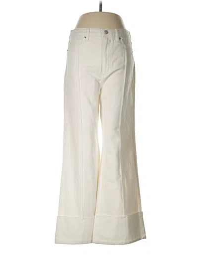 Pre-owned Sam Edelman Jeans In Ivory