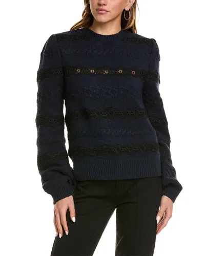 SAM EDELMAN SAM EDELMAN JETTE CABLE LACE SWEATER