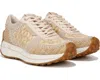 SAM EDELMAN JIANNA SNEAKER IN WARM SAND/DARK NATURE