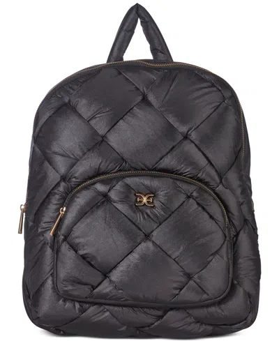 Sam Edelman Jianna Woven Nylon Large Backpack In Open Misce