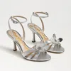 Sam Edelman Joanna Ankle Strap Sandal In Silver