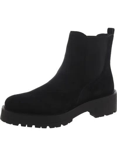 Sam Edelman Judah Womens Stretch Almond Toe Booties In Black