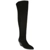 Sam Edelman Julee Womens Leather Pointed Toe Over-the-knee Boots In Black