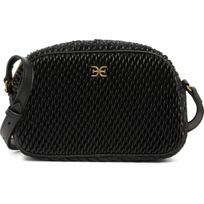 Sam Edelman Julia Quilted Camera Bag In Black