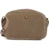 Sam Edelman Julia Quilted Camera Bag In Taupe