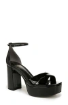 Sam Edelman Jullian Ankle Strap Platform Sandal In Black