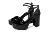 Sam Edelman Jullian Ankle Strap Platform Sandal In Black