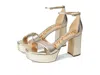 Sam Edelman Jullian Ankle Strap Platform Sandal In Neutral