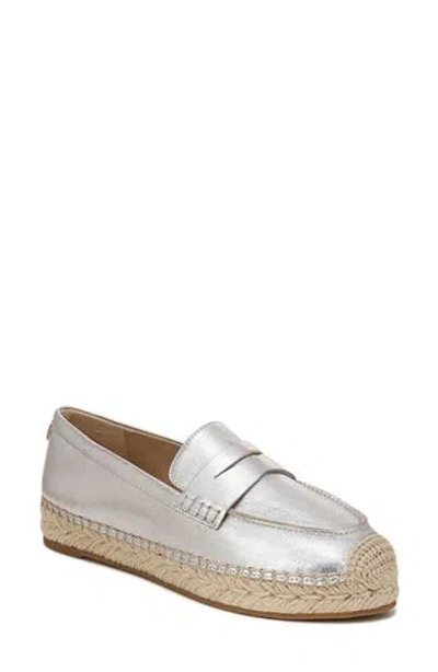 Sam Edelman Kai Penny Loafer In Silver