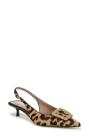 Sam Edelman Kammie Slingback Pointed Toe Kitten Heel Pump
