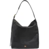 Sam Edelman Kara Medium Buckle Hobo Bag In Black