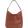 Sam Edelman Kara Medium Buckle Hobo Bag In Brandy