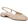 Sam Edelman Kara Slingback Flat In Beechwood/ Oat
