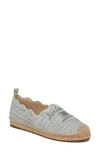 Sam Edelman Karla Espadrille Flat Loafer Washed Sage Raffia In Washed Sage