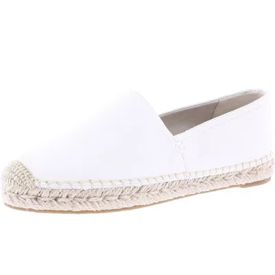 Sam Edelman Karlita Womens Leather Espadrille Fashion Loafers In White