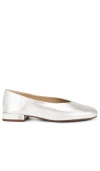 Sam Edelman Kasey Flat In Soft Silver