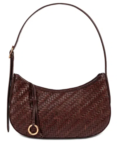 Sam Edelman Kasey Leather Small Shoulder Handbag In Brown