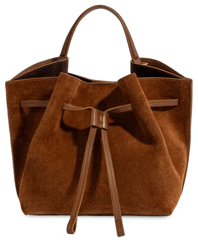 Sam Edelman Kate Leather Medium Crossbody Handbag In Brown
