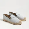 SAM EDELMAN SAM EDELMAN KATHLEEN ESPADRILLE SLIP ON BLUE ICE FABRIC