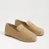 Sam Edelman Kathleen Espadrille Flat Loafer Sand Dune Faux Raffia In Beige