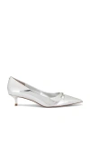 Sam Edelman Kaya Mini Heel In Soft Silver