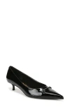 Sam Edelman Kaya Pointed Toe Kitten Heel Pump In Black