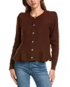 SAM EDELMAN KEEGAN FLOUNCE CARDIGAN