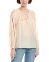 Sam Edelman Kelsie Beaded Blouse In Neutral