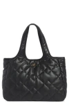 Sam Edelman Khiara Quilted Tote In Black