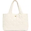 Sam Edelman Khiara Quited Tote Bag In White