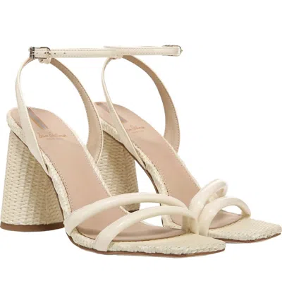 Sam Edelman Kia Block Heel Sandal In Porcelain In Beige