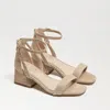 Sam Edelman Kids' Delaney Dezi Block Heel Sandal Nude In Beige