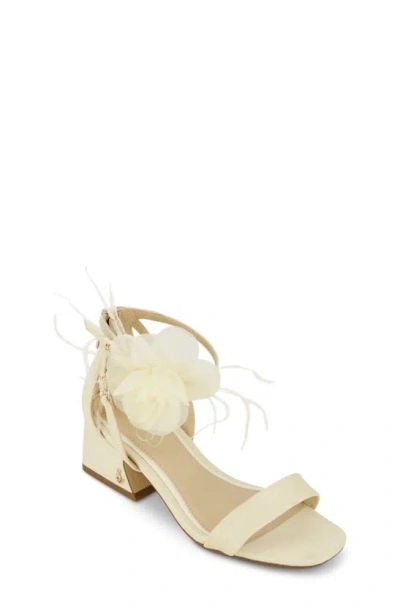 Sam Edelman Girls' Delaney Rosa Open Toe Heels - Toddler, Little Kid, Big Kid In Ivory