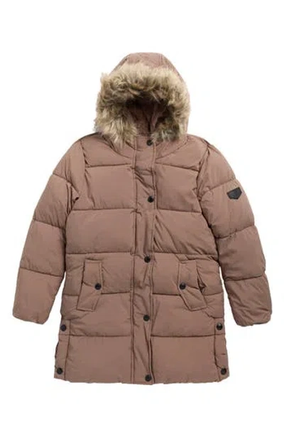 Sam Edelman Kids'  Expedition Parka In Brown