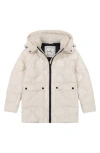 Sam Edelman Kids' Onion Quilt Stadium Jacket In Gray
