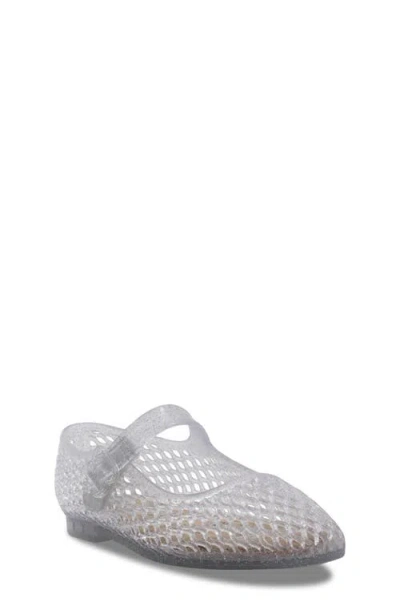 Sam Edelman Kids' Quinn Jelly Mary Jane Flat In Gray