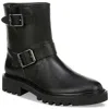 Sam Edelman Kinsley Womens Leather Pull On Ankle Boots In Black