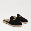 Sam Edelman Kira Bit Mule Black Suede