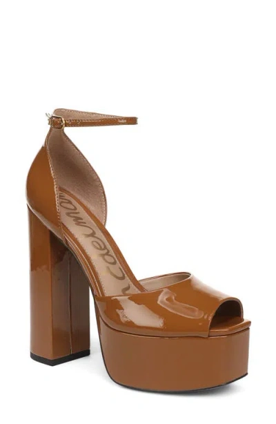 Sam Edelman Kirra Platform Sandal In Brown