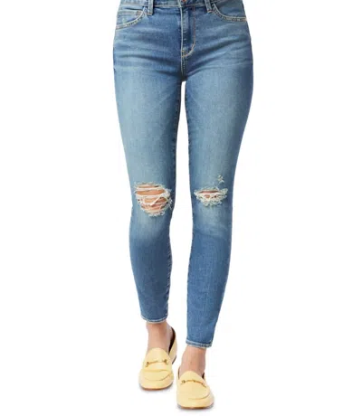 Sam Edelman Kitten Mid-rise Skinny Ankle Jean In Katmai In Blue