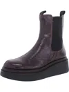 Sam Edelman Kolton 2 Womens Patent Wedge Chelsea Boots In Multi