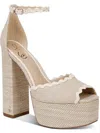 Sam Edelman Kori 2 Womens Adjustable Peep Toe Block Heel In Multi